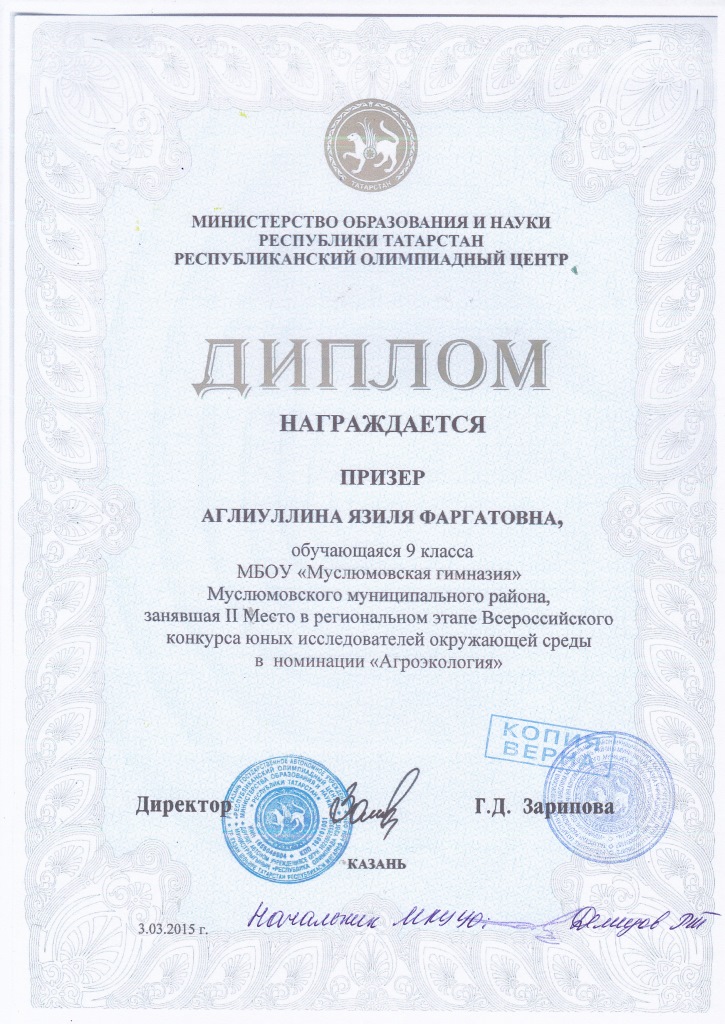 Призёру регионального этапа всероссийского конкурса ЮИОС Призёру регионального этапа всероссийского конкурса ЮИОС